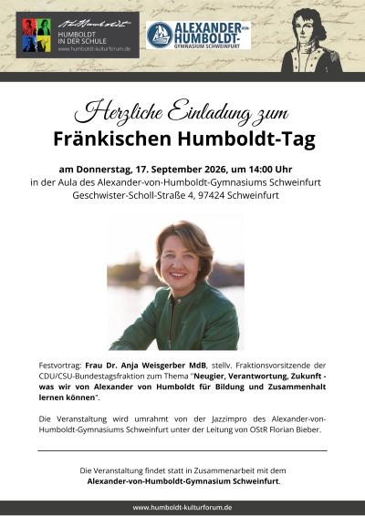 Plakat Humboldt-Tag