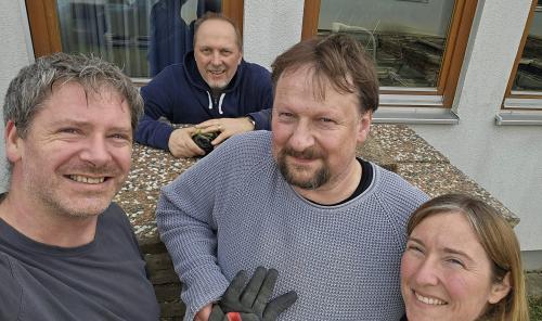 Fertigstellung der Hochbeete 07.04.26