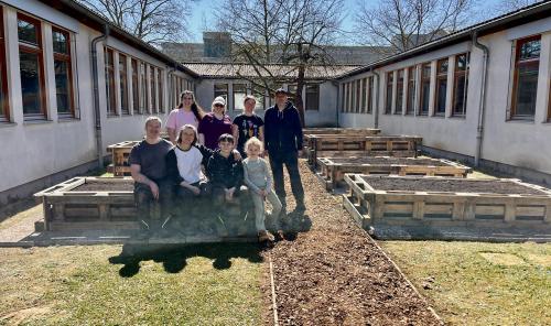 Fertigstellung der Hochbeete 07.04.26