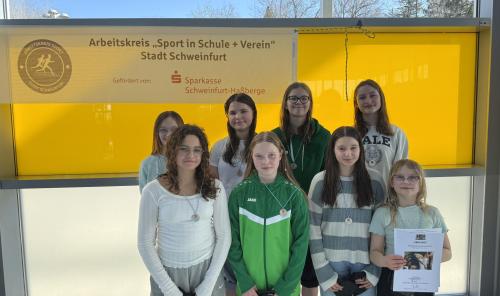 Vize-Bezirksmeister Mädchen IV/1 Alexander-von-Humboldt-Gymnasium. Foto: André Dippacher