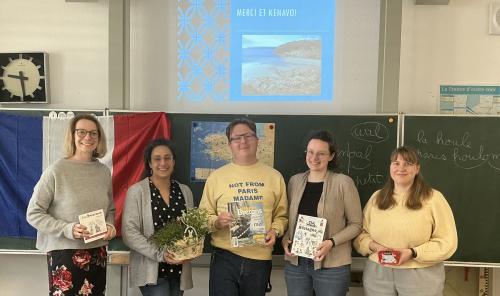 Woche der Francophonie - Besuch von Frau Labat