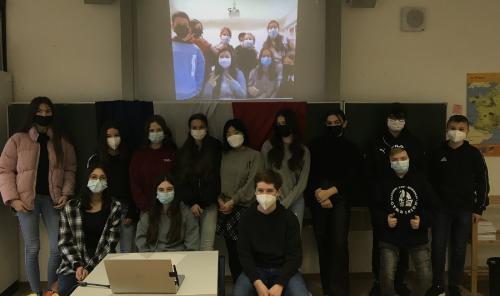 Video-Austausch mit Calais
