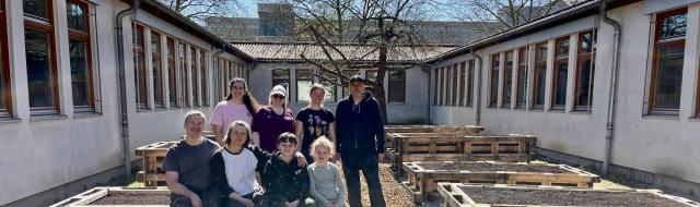 Fertigstellung der Hochbeete 07.04.26