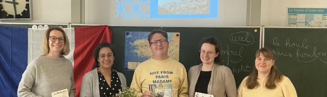 Woche der Francophonie - Besuch von Frau Labat
