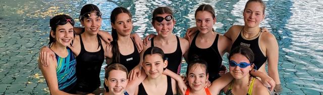 Schulmannschaft Schwimmen Bezirksfinale
