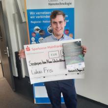 Sonderpreis Nanowettbewerb Lukas Frei