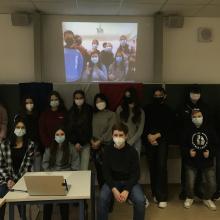 Video-Austausch mit Calais