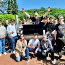 Gruppenbild P-Seminar Grillen