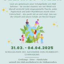 Aufruf zur Cleanup Week am AvH